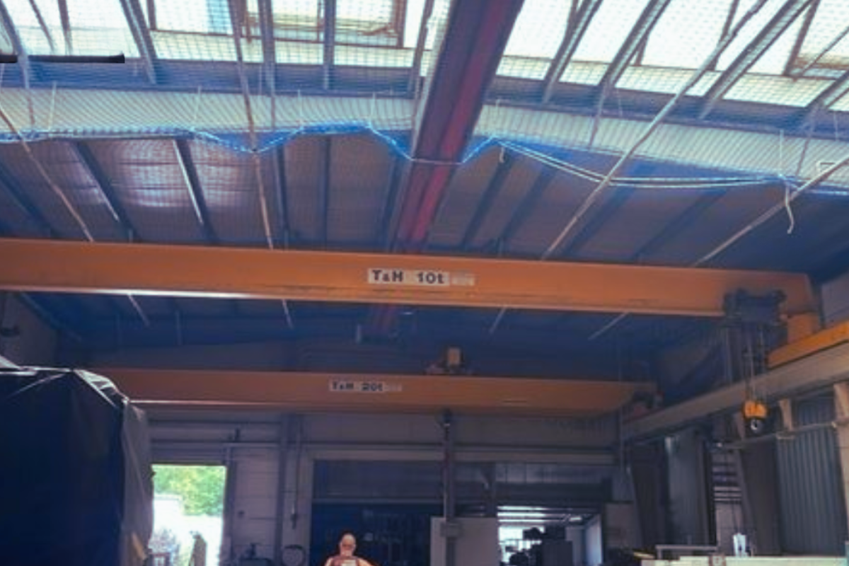 Personenauffangnetz Schutzfangnetz Montage Firma